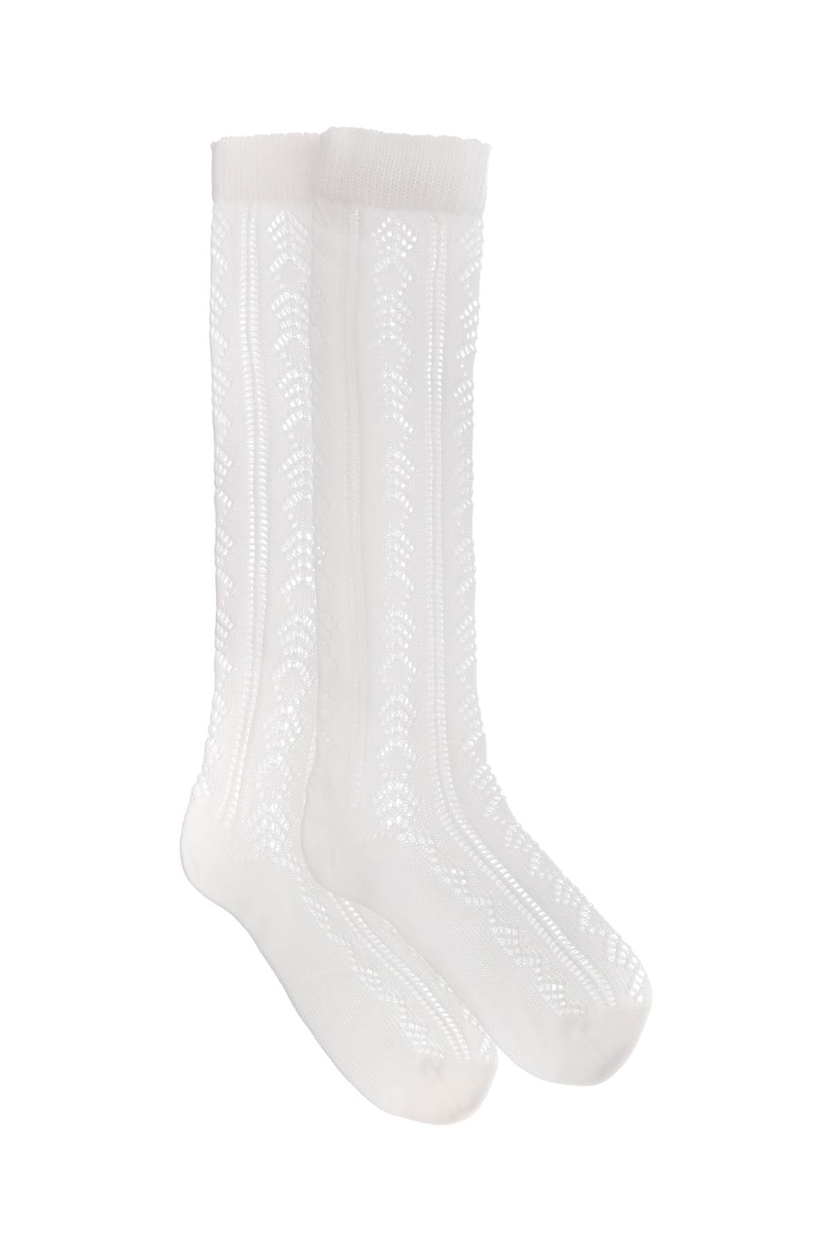 Valentino Garavani Valentino Garavani cotton perforated socks for