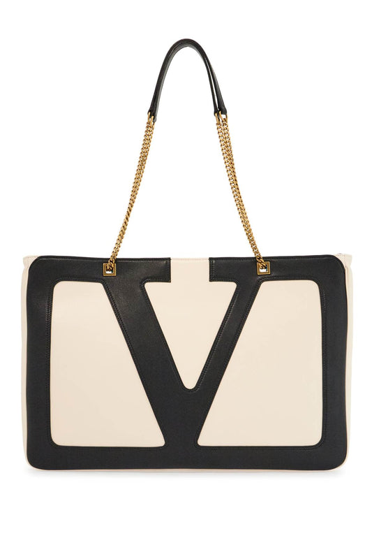 Valentino Garavani Valentino Garavani large white chain tote bag