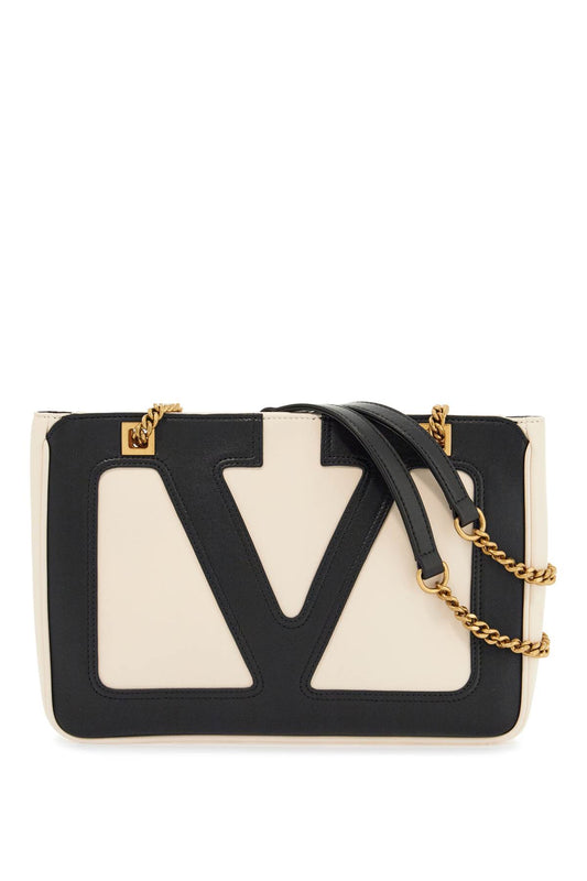 Valentino Garavani Valentino Garavani small bicolor tote with mixed handles