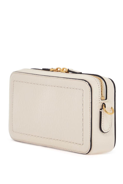 Valentino Garavani Valentino Garavani mini camera case in ivory leather with adjustable strap and golden details