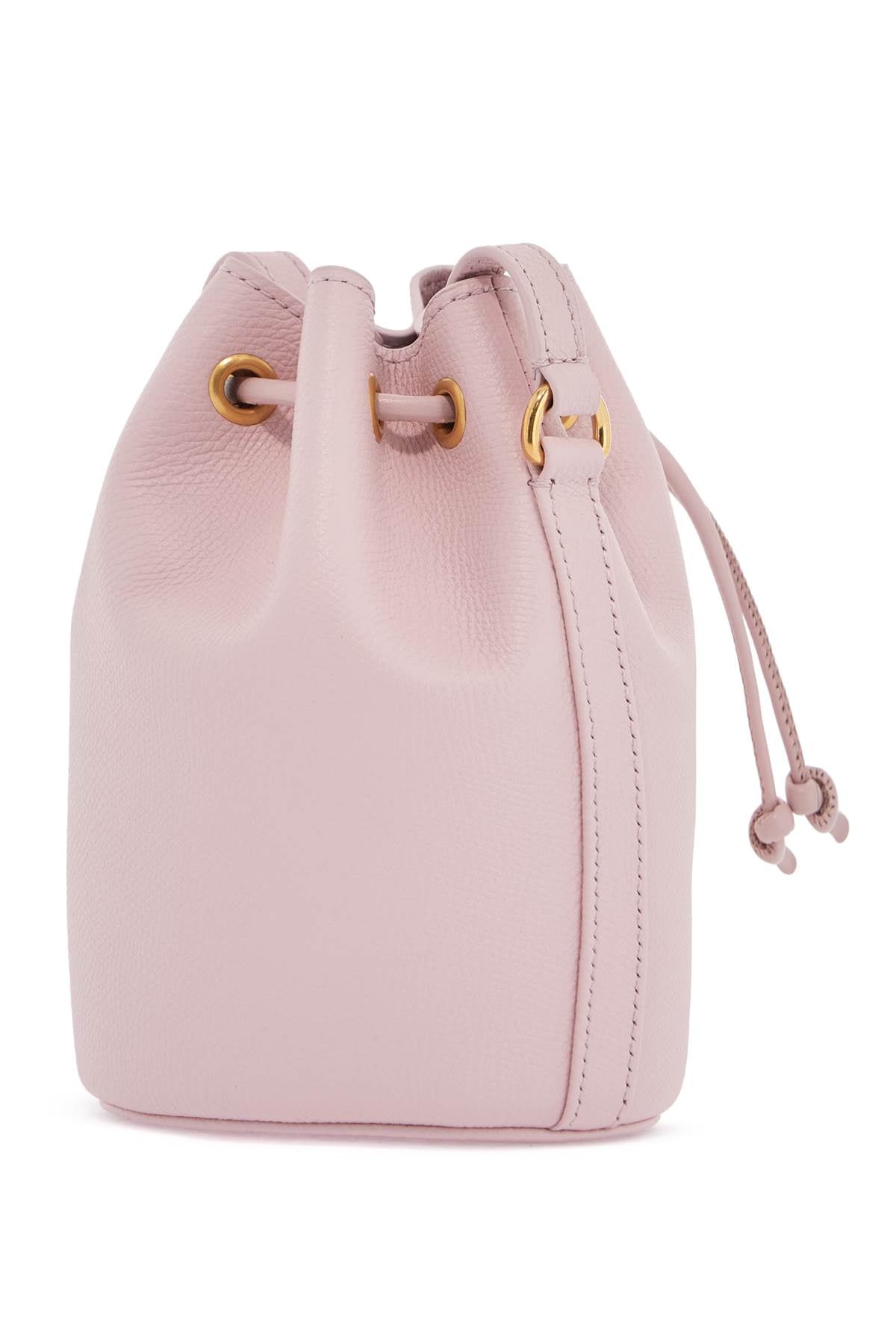 Valentino Garavani Valentino Garavani borsa a sacchetto mini in pelle rosa quarzo con tracolla regolabile