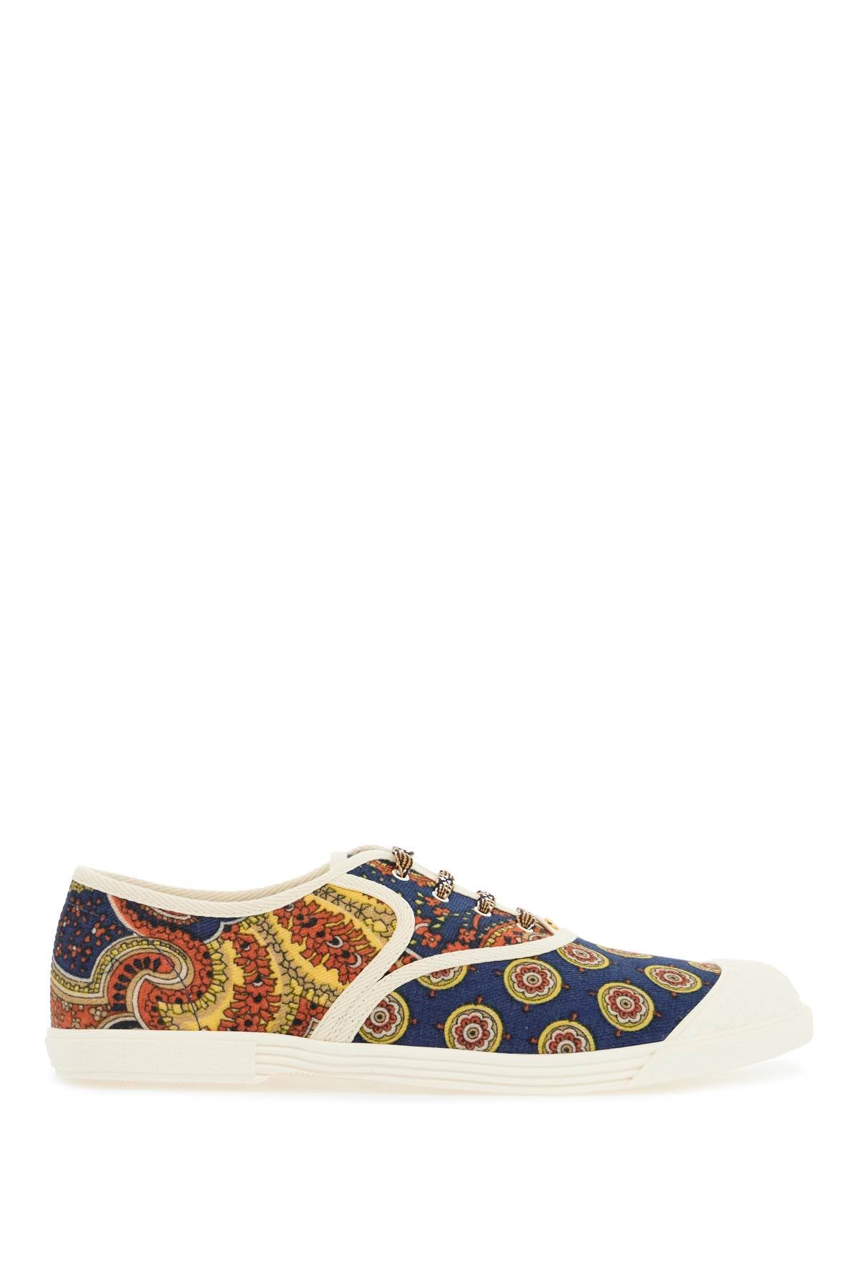 Valentino Garavani Valentino Garavani multicolor cotton sneakers with elaborate print