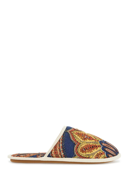 Valentino Garavani Valentino Garavani multicolor floral cotton slide slippers for home and short outings