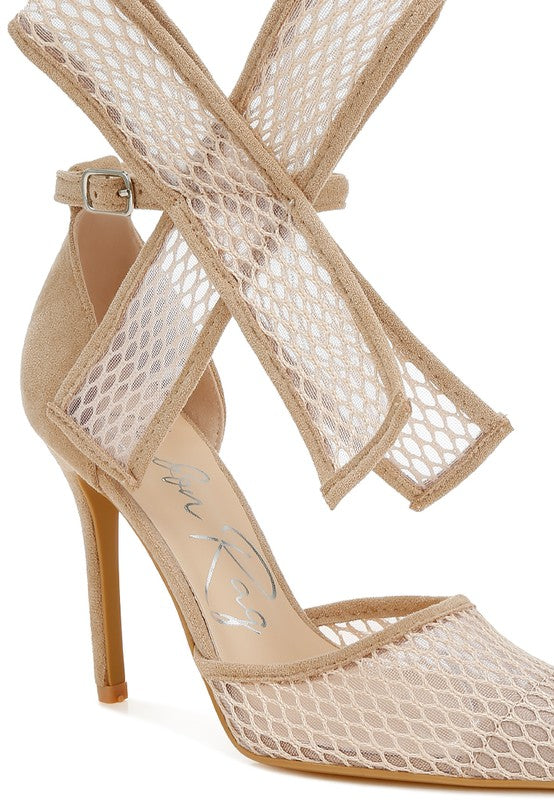 “REGINA” Big Bow Stiletto Sandals