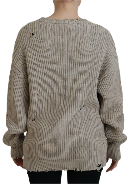 DSQUARED REVERSE KNIT SWEATER