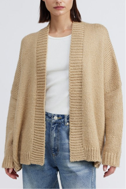 “TABBY” OVERSIZED CARDIGAN