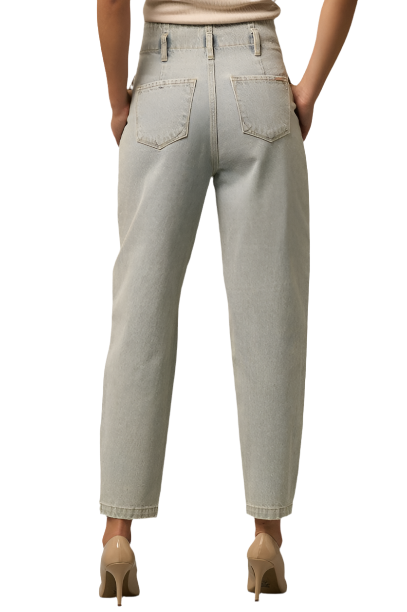 “LYNN” SUPER HIGH WAIST BALLOON JEANS