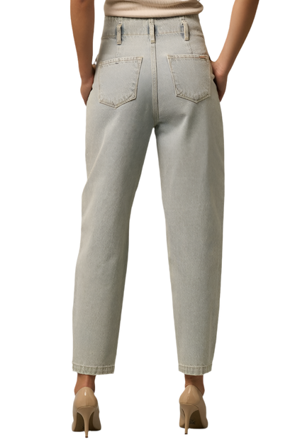 “LYNN” SUPER HIGH WAIST BALLOON JEANS