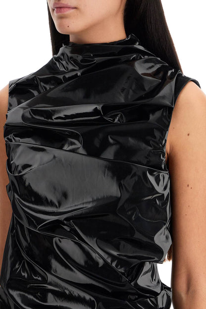 Alexander Mcqueen Alexander Mcqueen laminated jersey dress