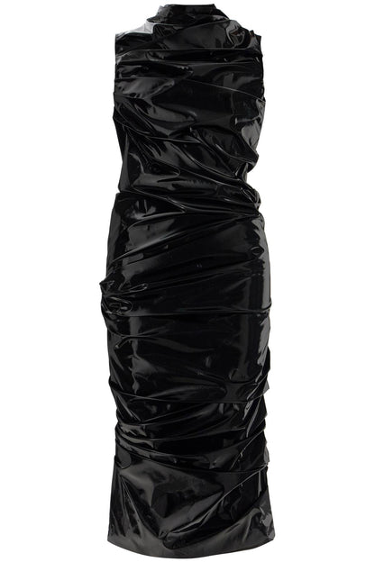 Alexander Mcqueen Alexander Mcqueen laminated jersey dress