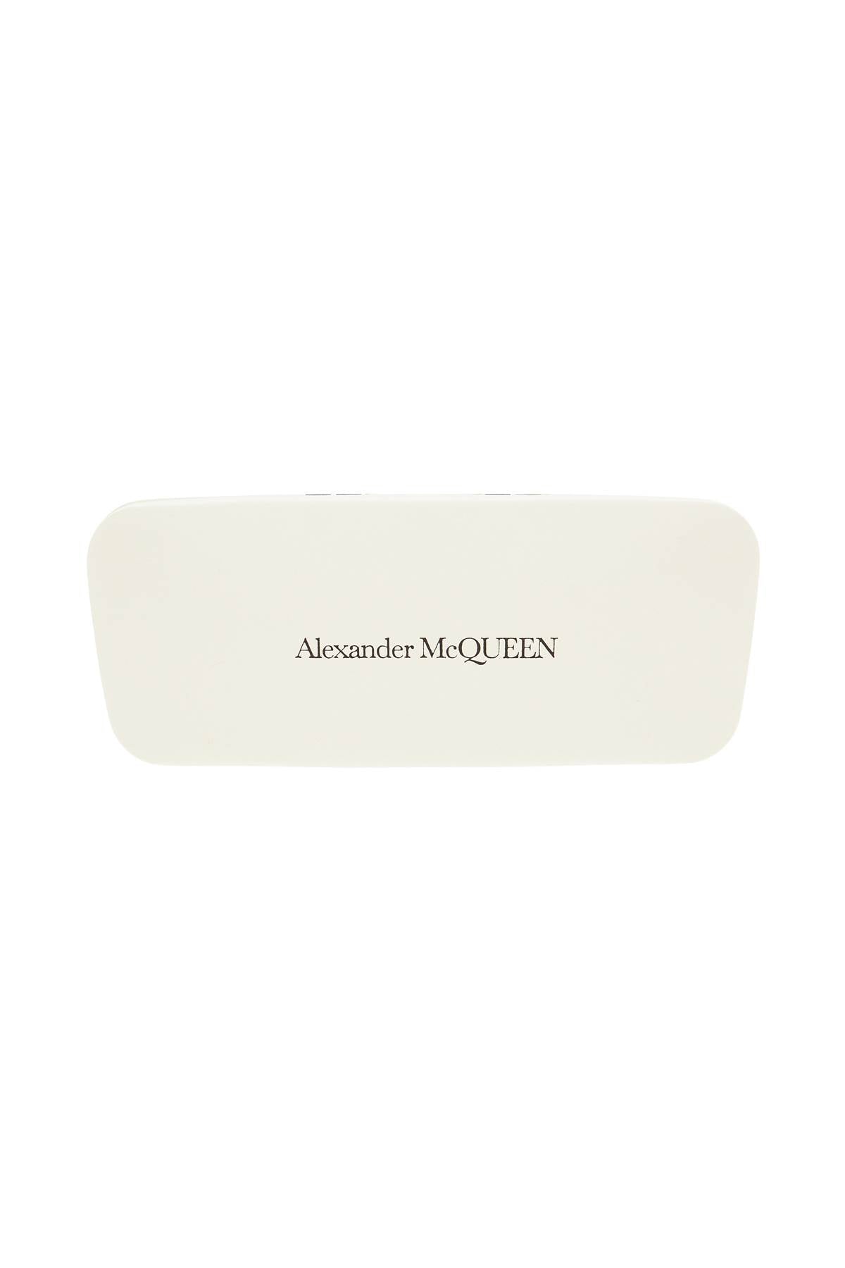 Alexander Mcqueen Alexander Mcqueen rectangular tortoiseshell sunglasses