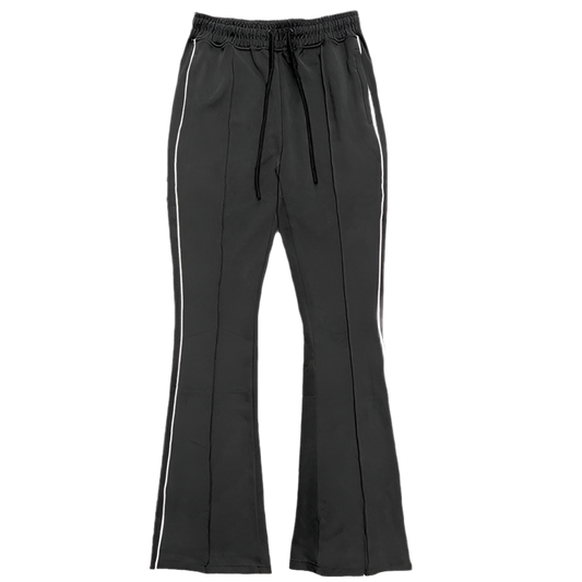 Mens Side Pipe Stacked Flare Pants