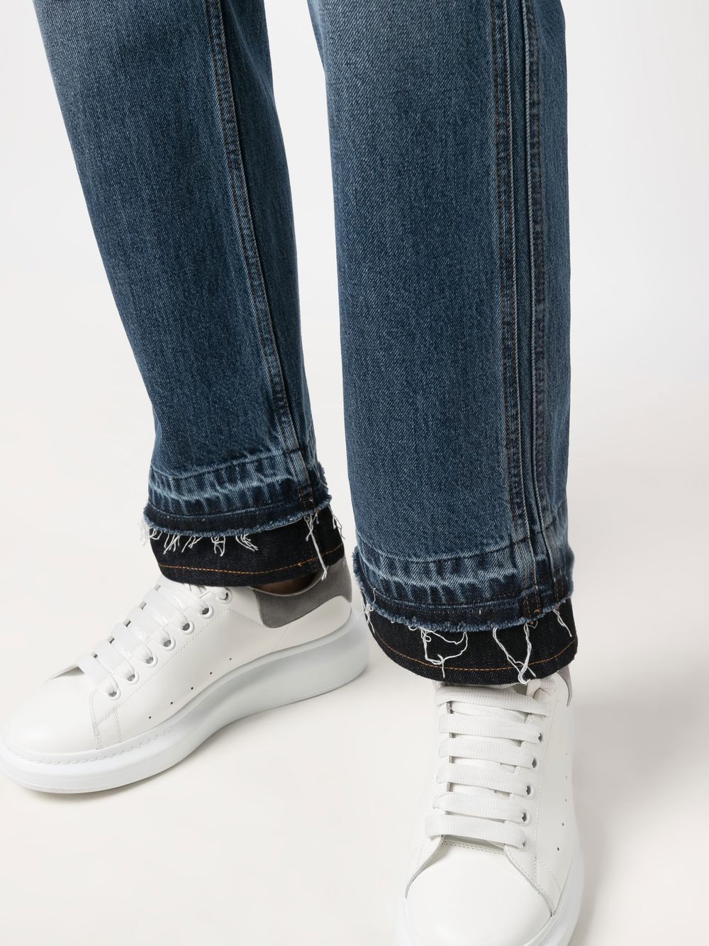 Alexander Mcqueen straight-leg cropped jeans