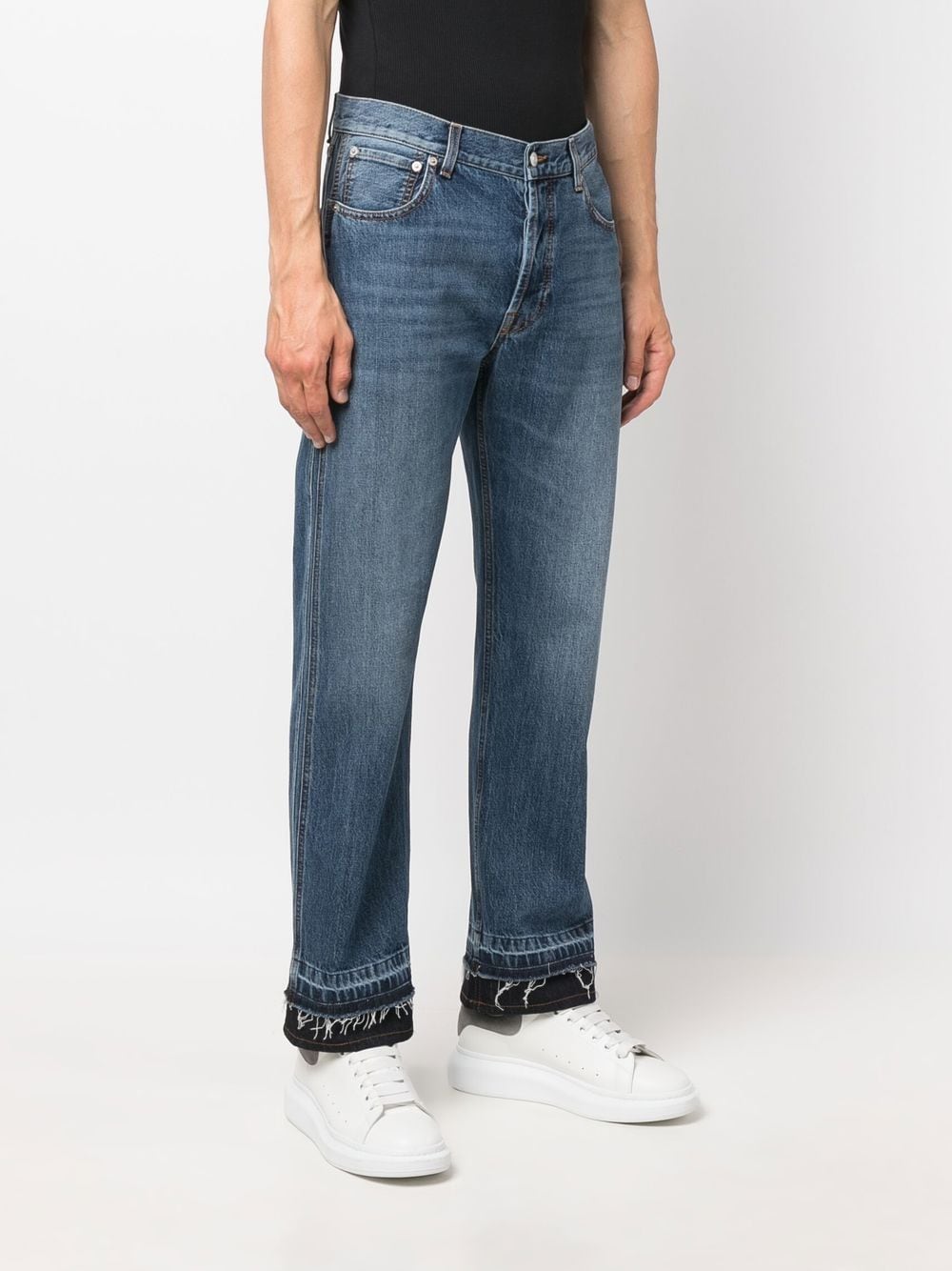 Alexander Mcqueen straight-leg cropped jeans