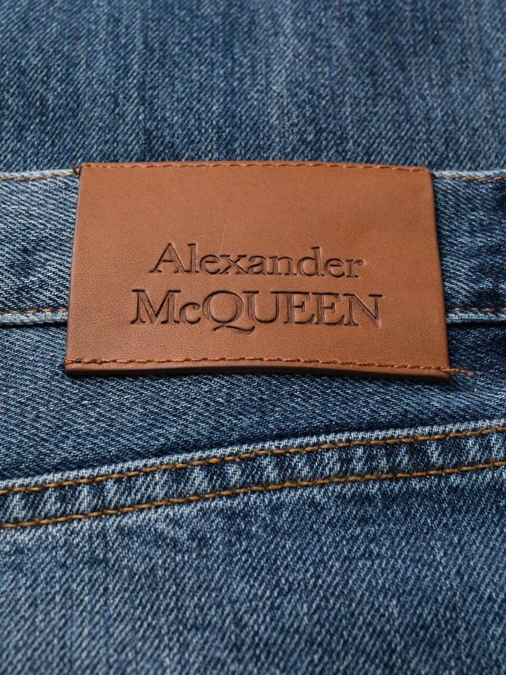 Alexander Mcqueen straight-leg cropped jeans