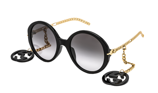 BLACK GUCCI SUNGLASSES