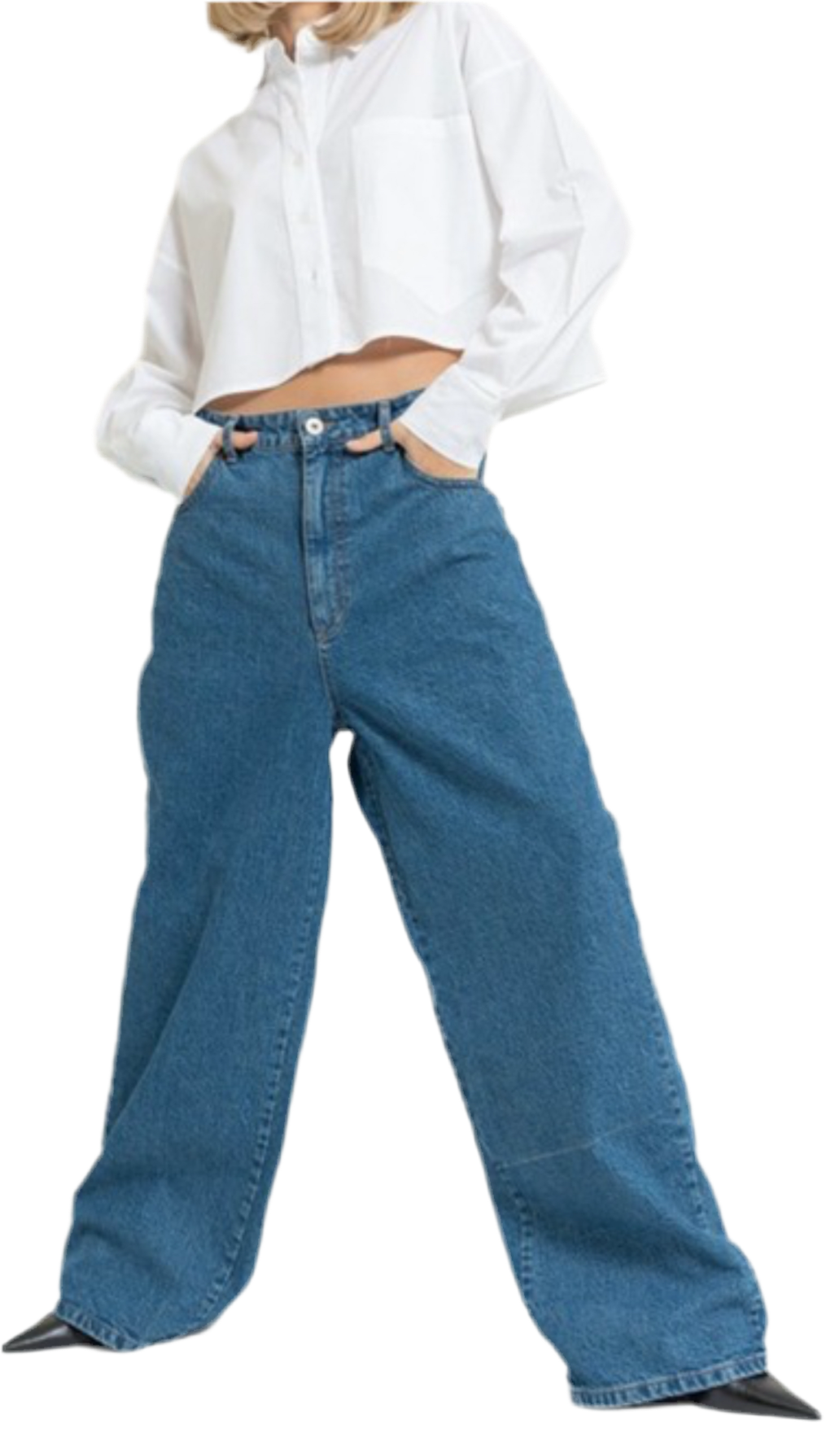 “EMIRA” WIDE LEG JEANS