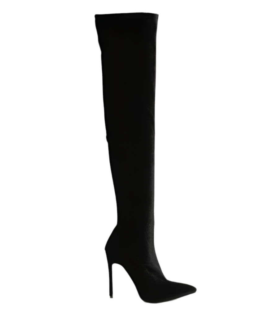 “TILERA” Stretch Over The Knee Stiletto Boots