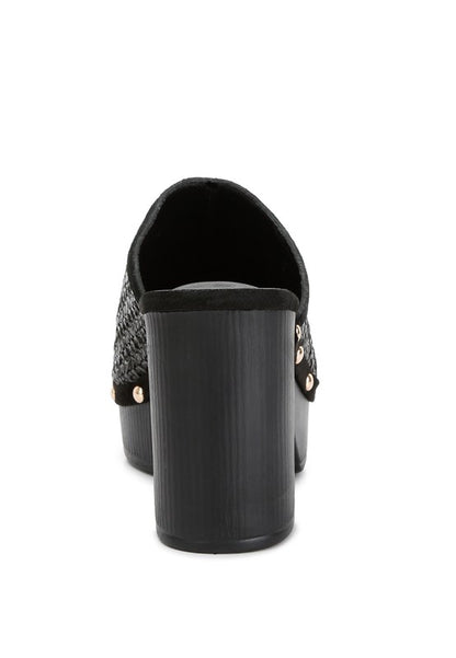 “JAYDEN” Platform Clogs