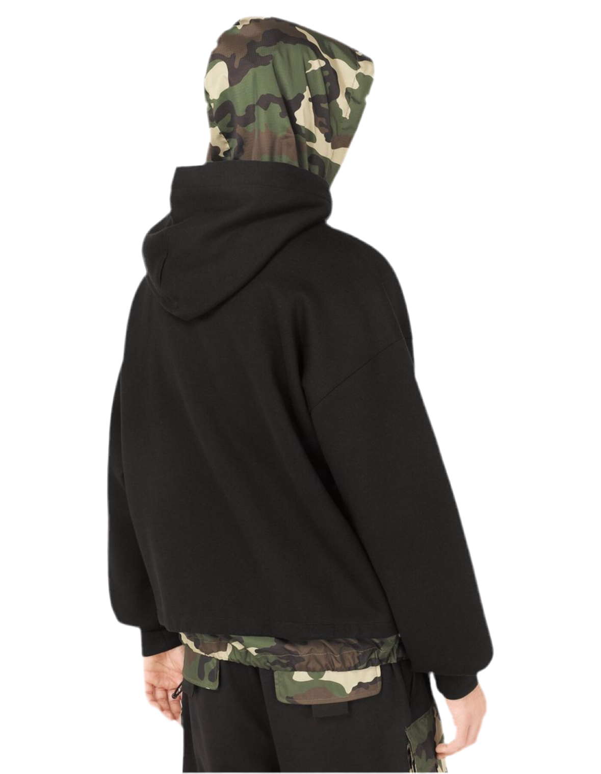 DOLCE & GABBANA Black Hooded Sweatshirt