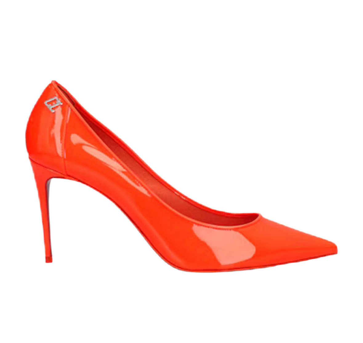 Christian Louboutin
SPORTY KATE ORANGE PATENT LEATHER HIGH HEEL PUMPS