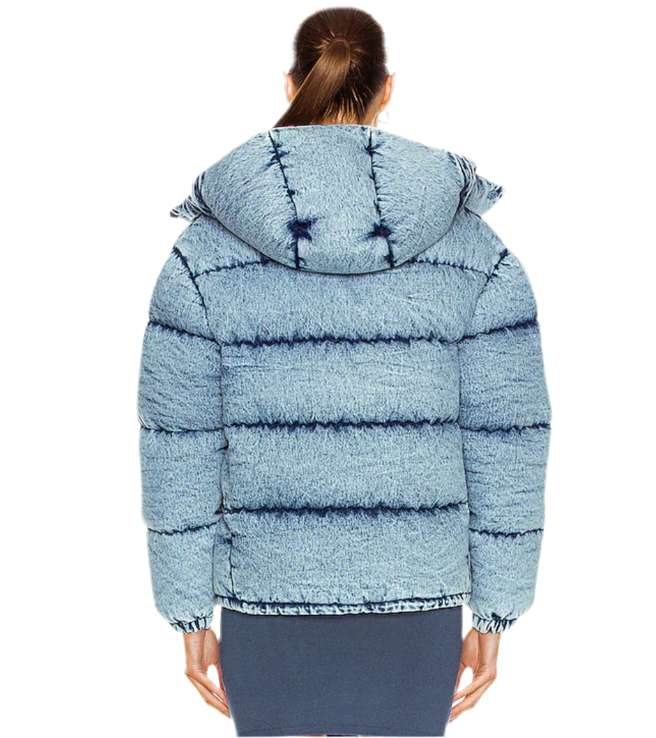 MIU MIU Denim Puffer Jacket