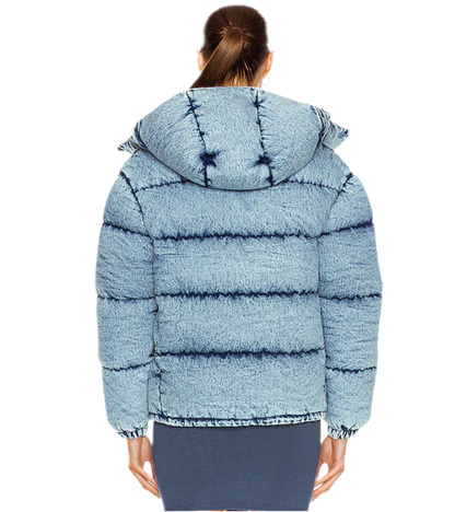 MIU MIU Denim Puffer Jacket