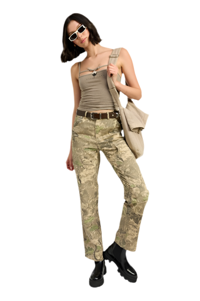 “ANNIE” CAMO CARGO PANTS