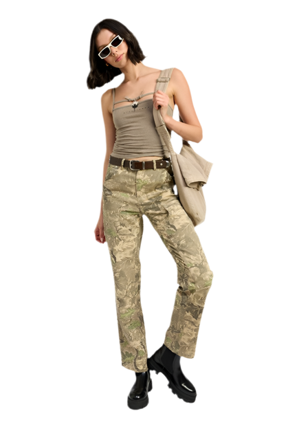 “ANNIE” CAMO CARGO PANTS