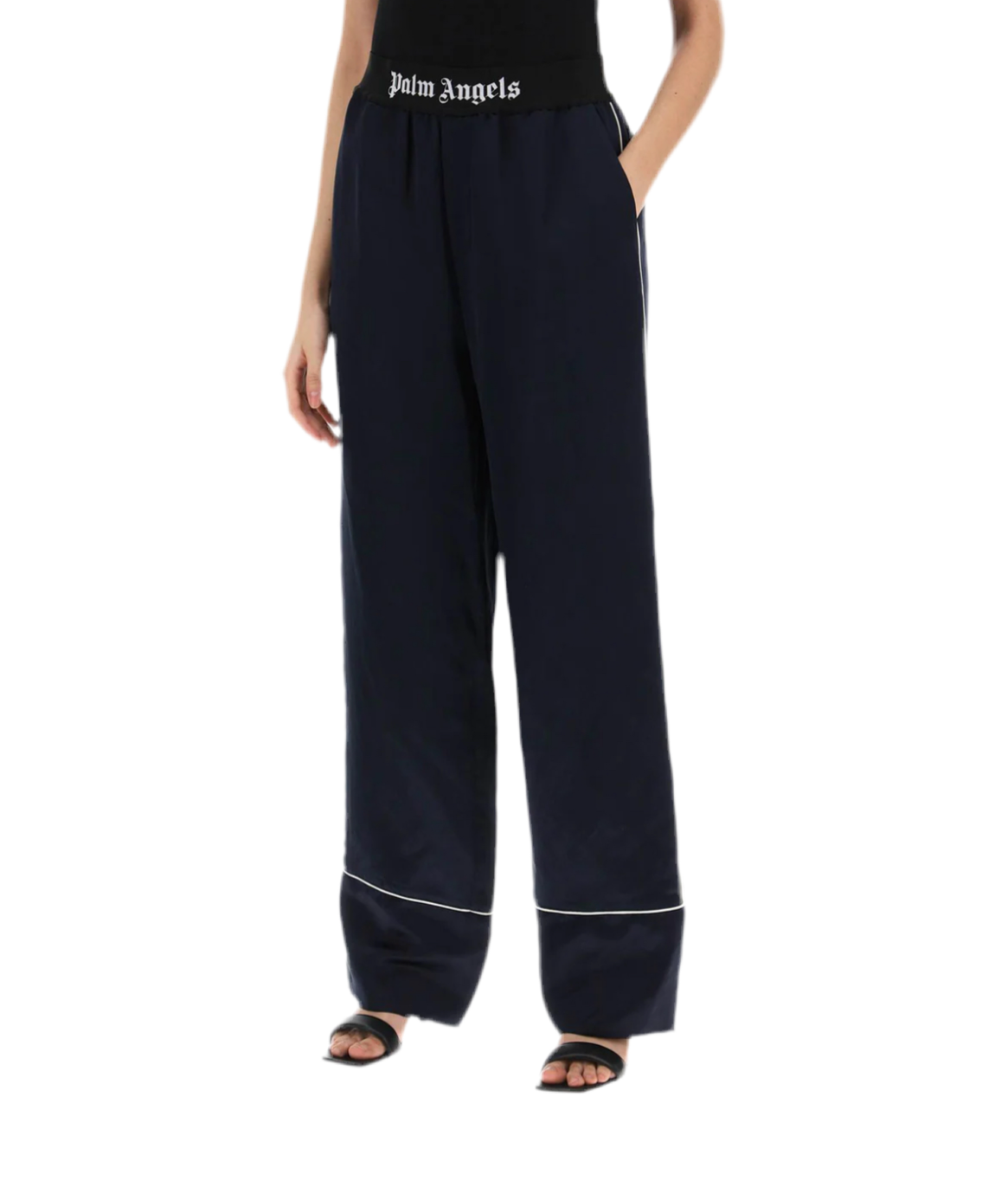 PALM ANGELS
SATIN PAJAMA PANTS