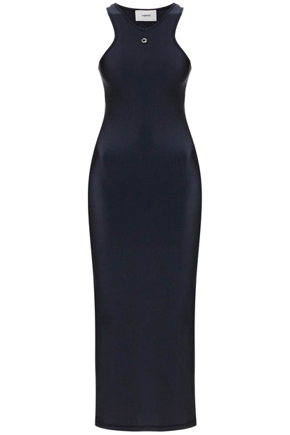 Coperni Coperni shiny jersey midi dress in