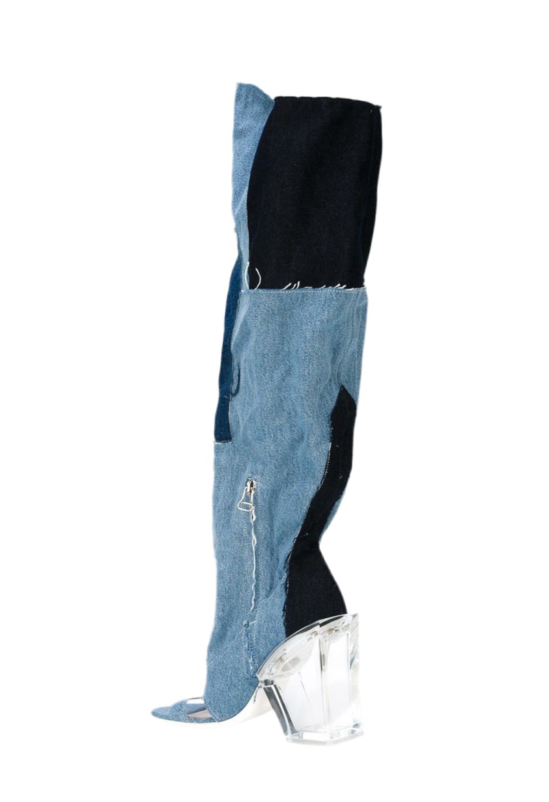 OFF-WHITE Tall Denim Boots