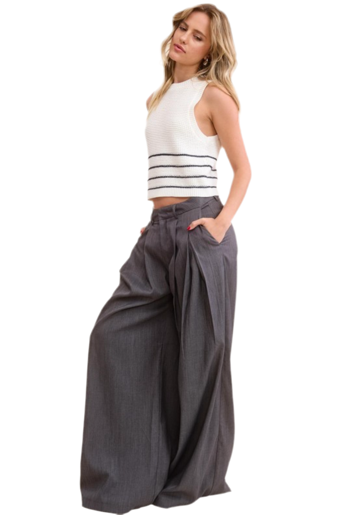 BAGGY LOW WAIST TROUSER PANT