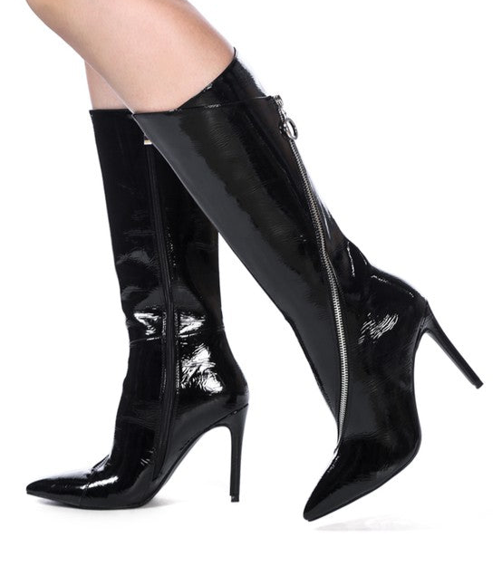 “TARA” ZIP AROUND CALF BOOT