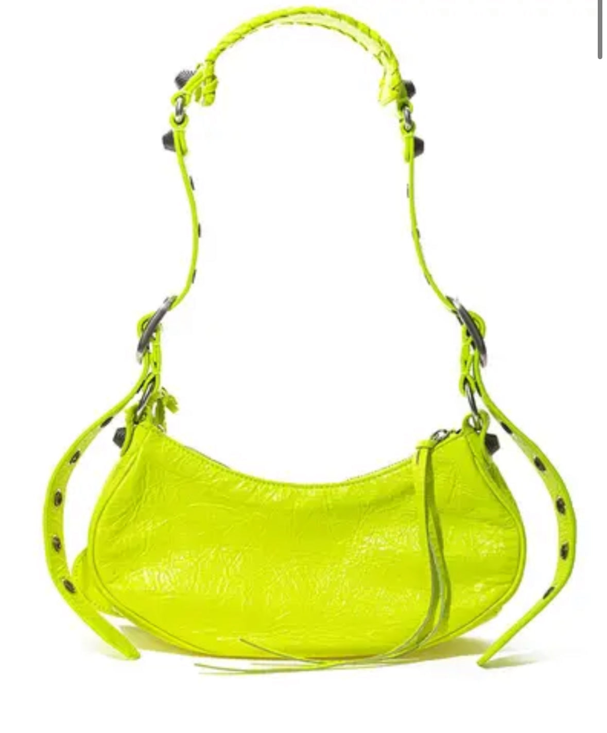 BALENCIAGA LE CAGOLE SUNNY YELLOW LEATHER HANDBAG TREASURE