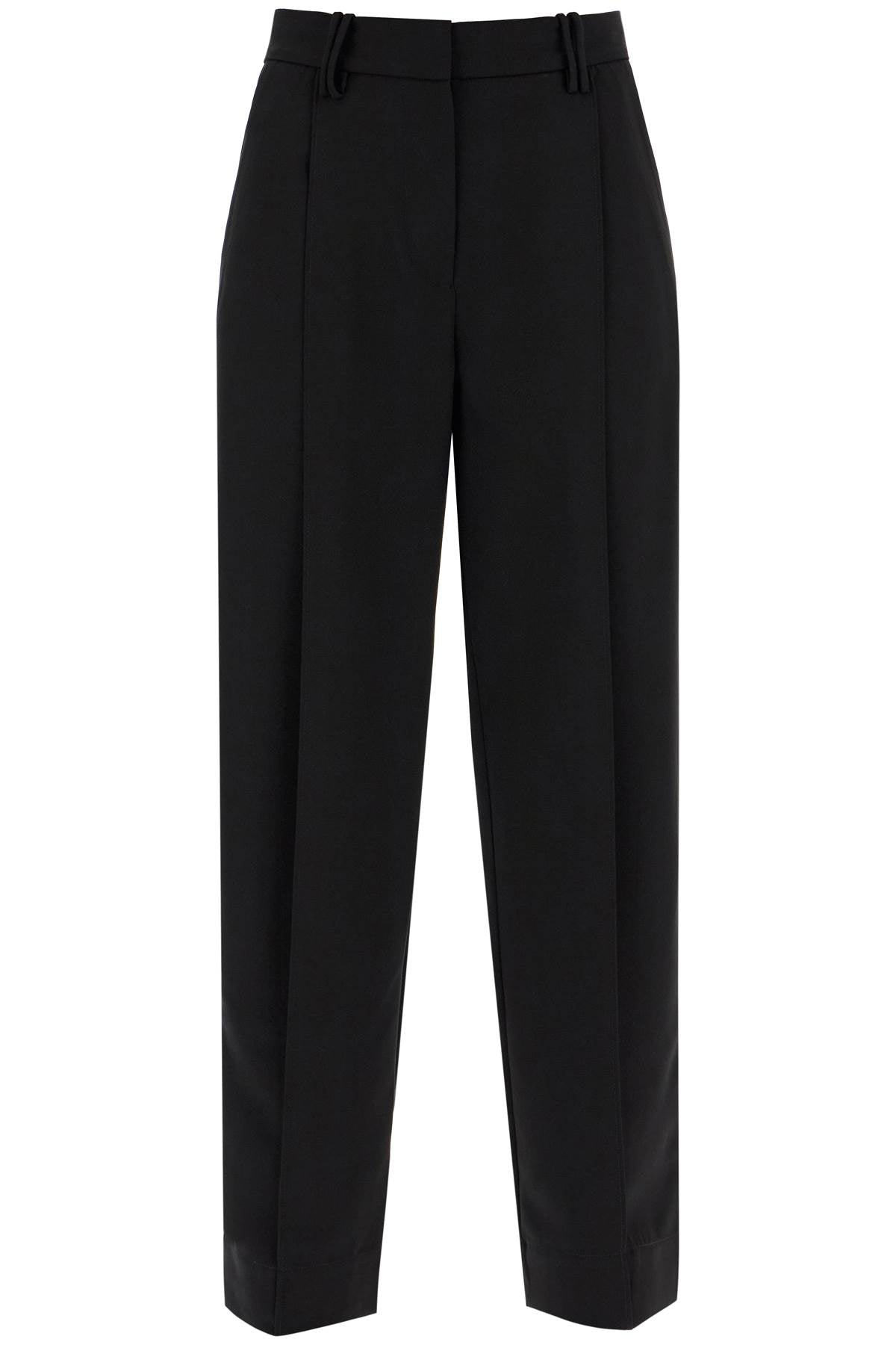 Ganni Ganni lightweight pants with pleats