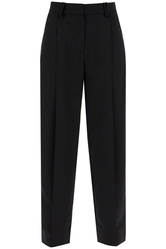 Ganni Ganni lightweight pants with pleats