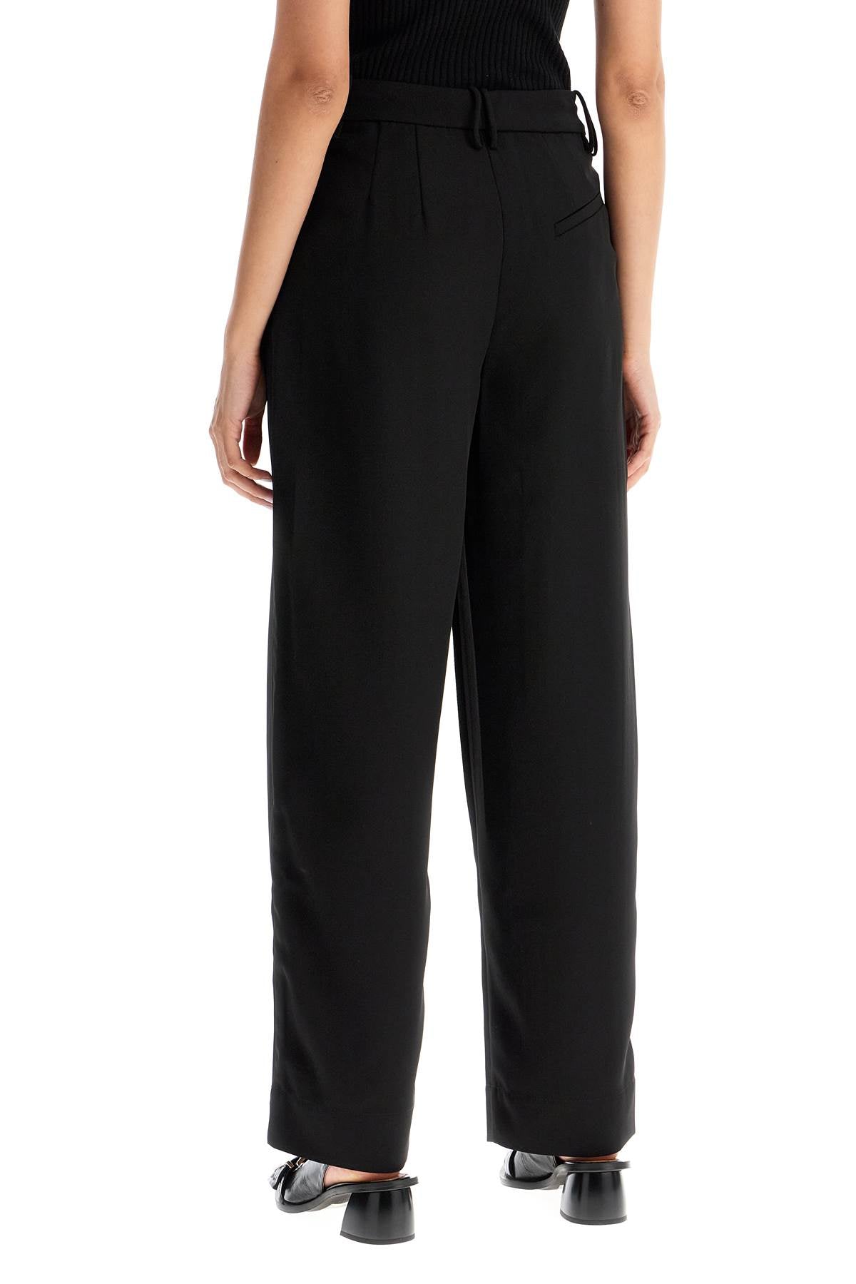 Ganni Ganni lightweight pants with pleats