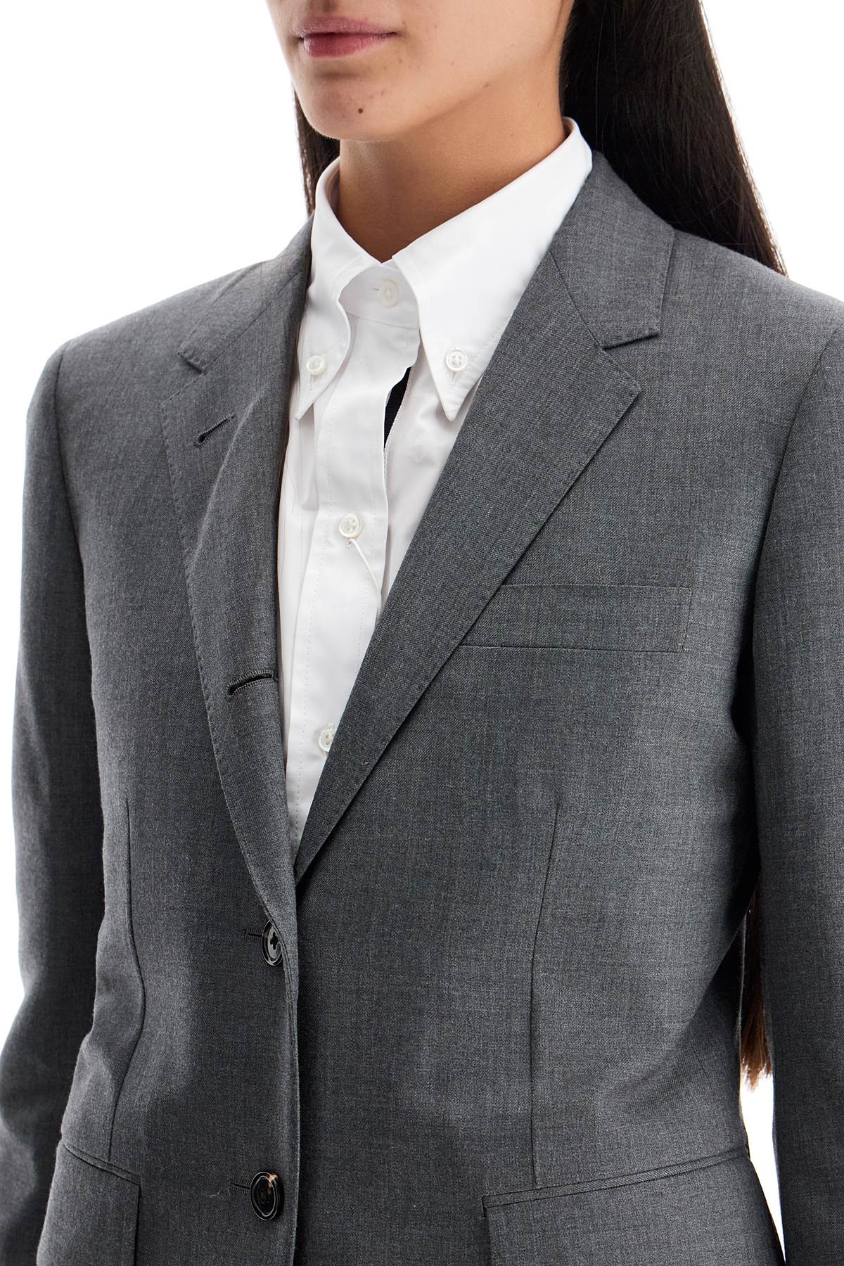 Thom Browne Thom Browne wool twill jacket in slim fit style