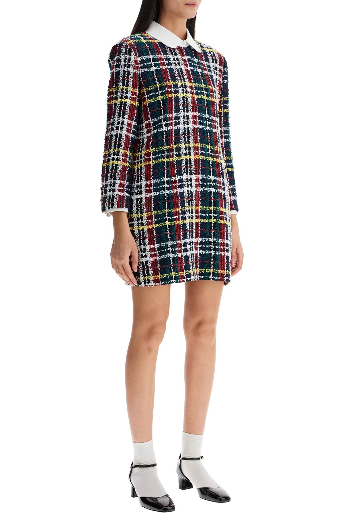 Thom Browne Thom Browne tweed mini sheath dress in