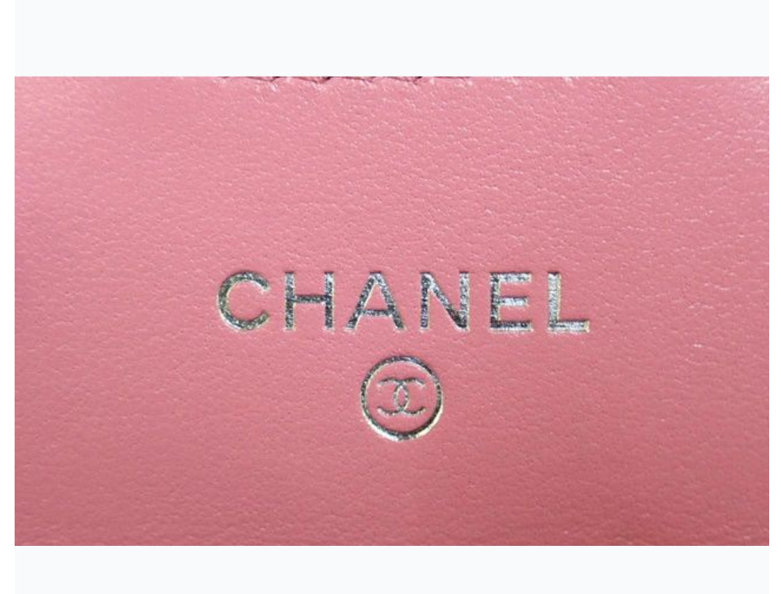 CHANEL Mini Card Case with Chain, Lambskin