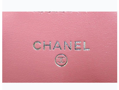 CHANEL Mini Card Case with Chain, Lambskin