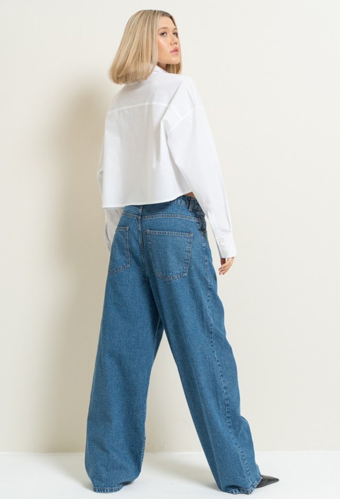 “EMIRA” WIDE LEG JEANS