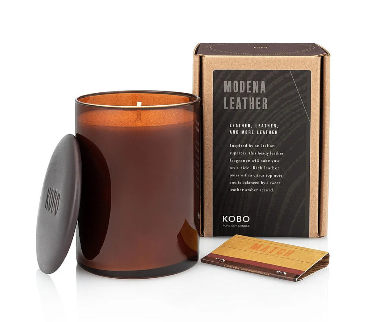 Kobo Modena Leather
by Kobo - pure soy candle 15 oz unisex