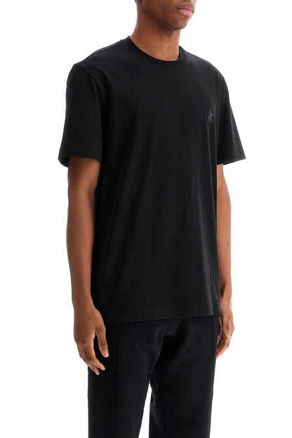 Golden Goose Golden Goose black cotton t-shirt with visible logo