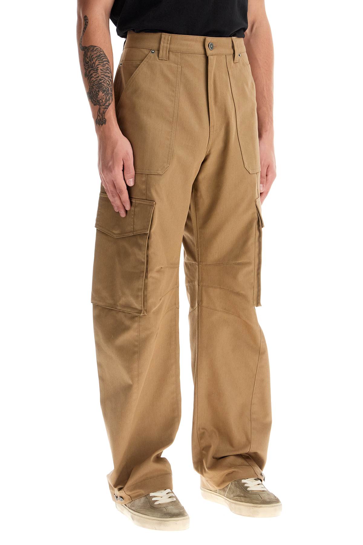 Golden Goose Golden Goose twill cargo pants in italian