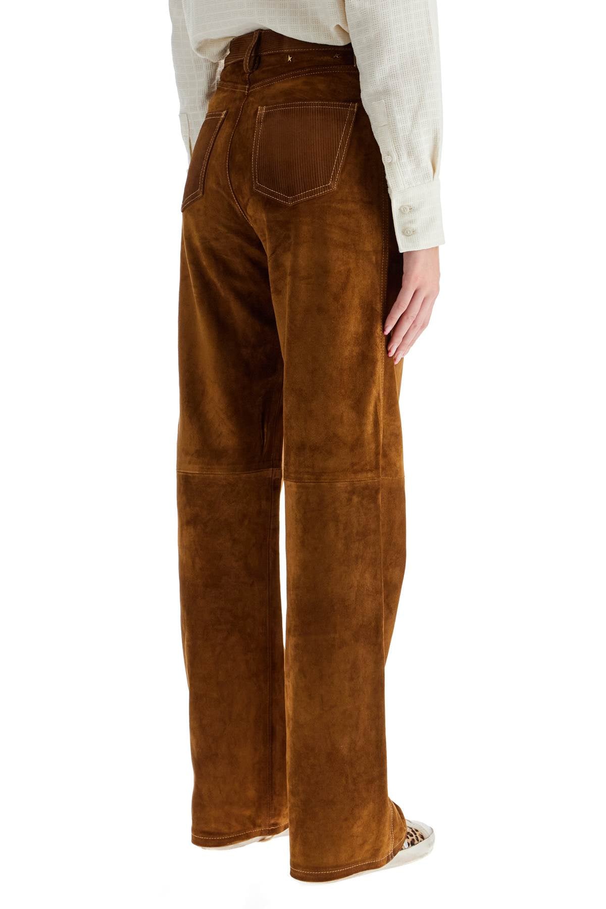 Golden Goose Golden Goose suede leather pants for men