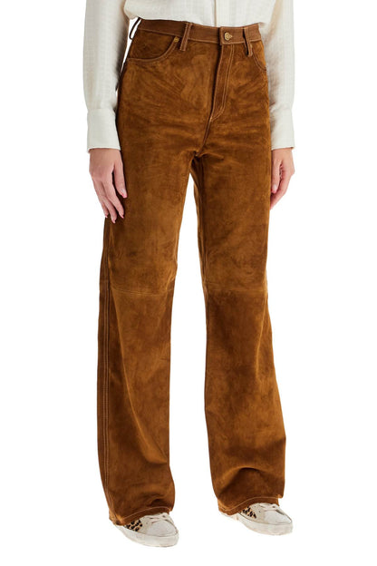 Golden Goose Golden Goose suede leather pants for men