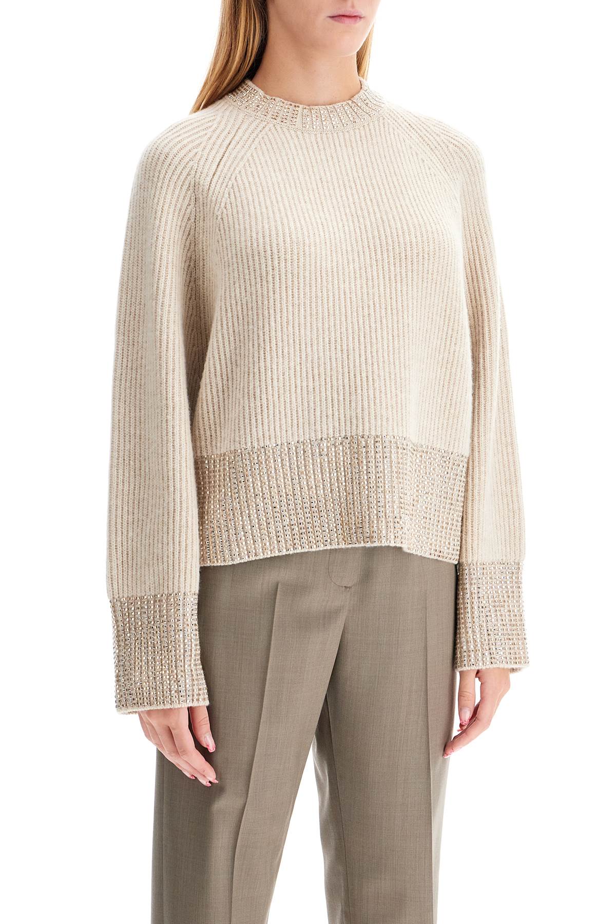 Golden Goose Golden Goose boxy sweater with crystals