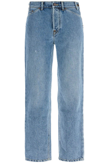 Moschino Moschino slim fit jeans with adjustable waistband